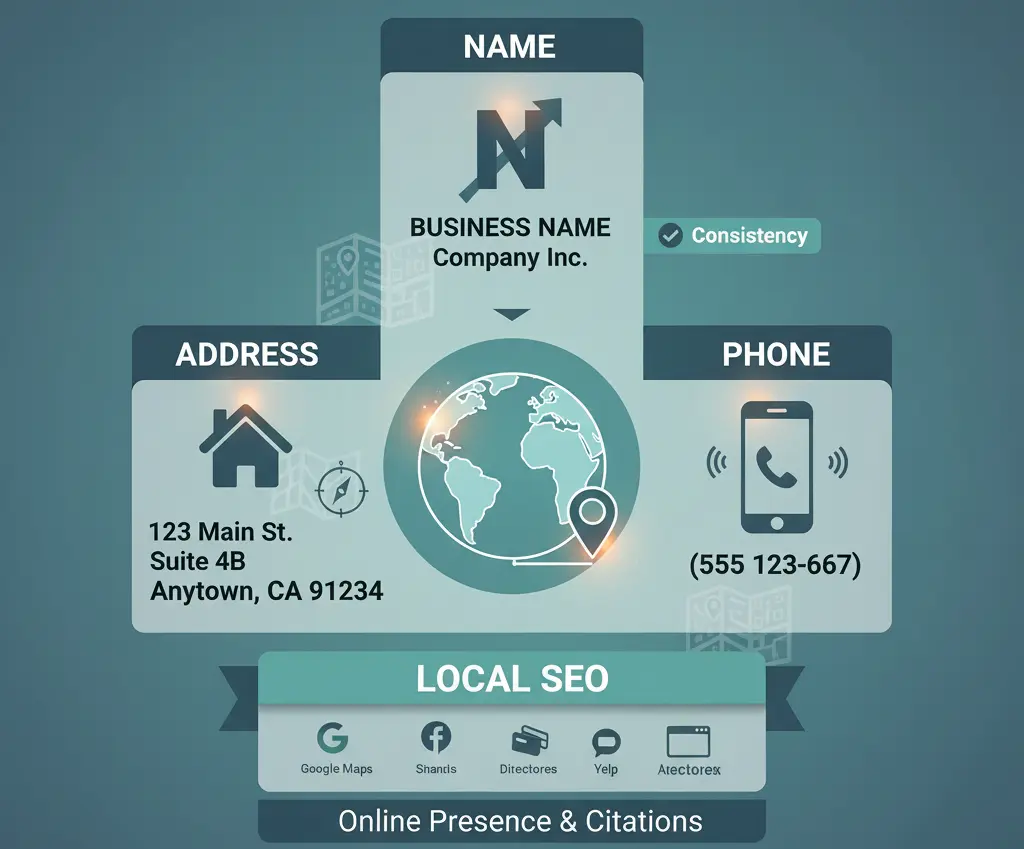name address phone number for local SEO