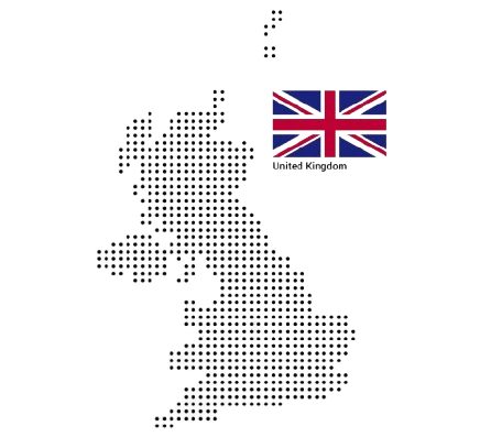 UK Map for SEO Services